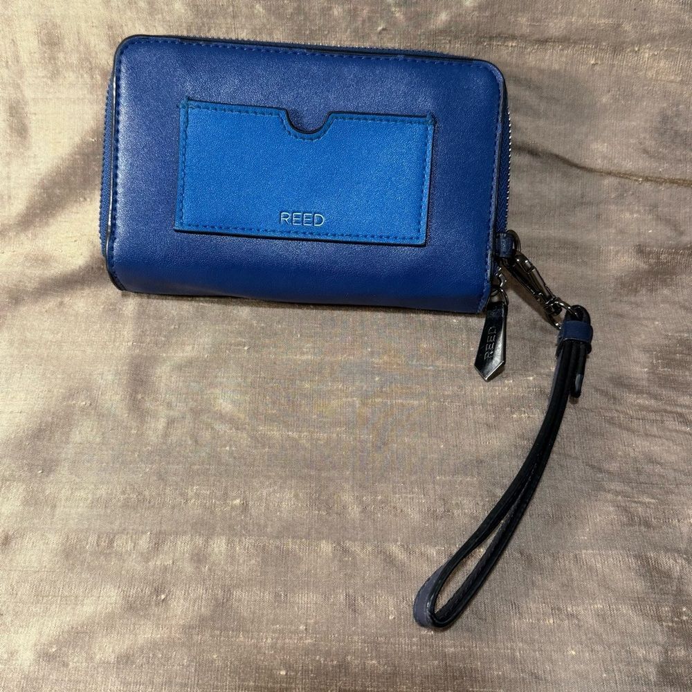 Reed Blue Wristlet Wallet